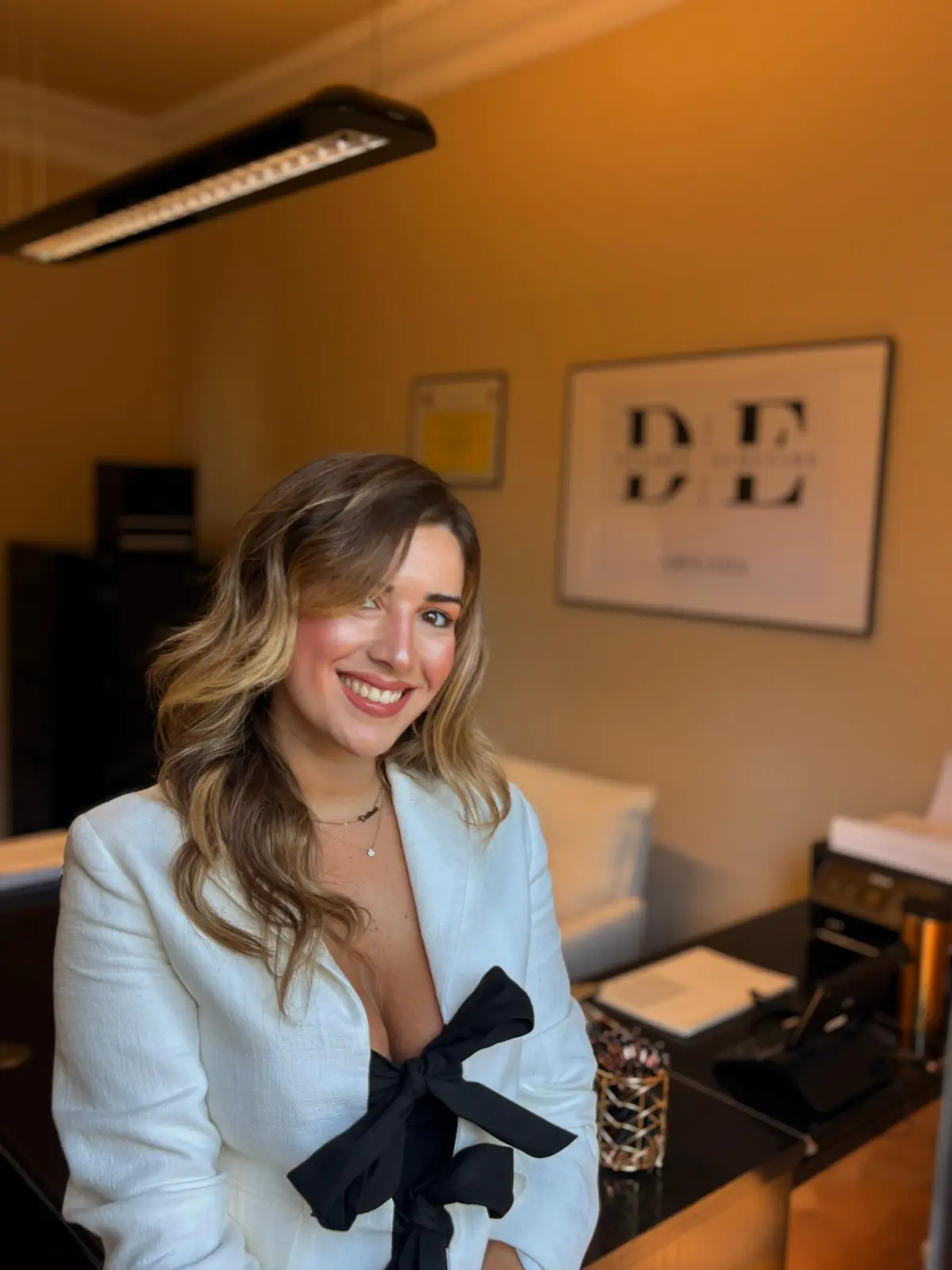 Desiree Echepare en su despacho de Bilbao